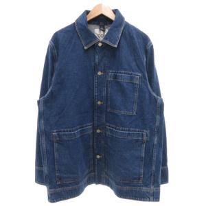 カバーオールチョアジャケット オーバーサイズ デニム XL インディゴブルー /GV GY19