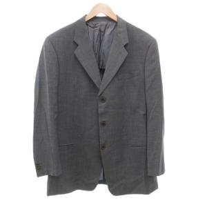 ARMANI COLLEZIONI セットアップ スーツ ジャケット パンツ 背抜き シングル センタープレス グレー  /AE GY19