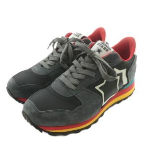 Atlantic Stars ANTARES AB-PR-NGRC スニーカー 牛革 スエード ナイロン ローカット ロゴ 42 27cm