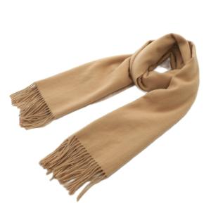 マフラー ストール ウール フリンジ 茶色 ブラウン /XZ GY19
