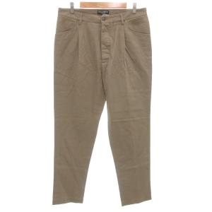 タグ付き テーパードパンツ 48 ワンタック ボタンフライ ベージュ /GV GY19
