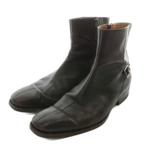 ショートブーツ 40 ブラウン 204398