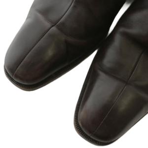 GUCCI ショートブーツ 40 ブラウン 204398
