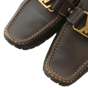 LOUIS VUITTON モンテカルロ ドライビングシューズ 7 ブラウン