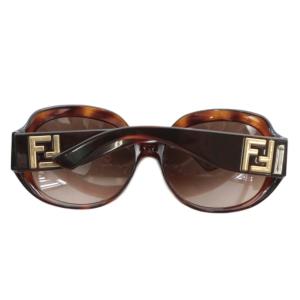 FENDI COLD INSERT 眼鏡 サングラス セルフレーム グラデーション ロゴ 6515-120 茶色 ブラウン