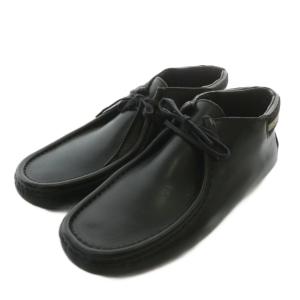 チャッカブーツ ワラビー レザー 37 24cm 黒 ブラック /XZ GY19