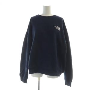 スウェット トレーナー バックプリント 裏毛 長袖 ロゴ L 紺 ネイビー NM5MQ03C GY19