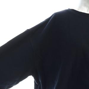 THE NORTH FACE スウェット トレーナー バックプリント 裏毛 長袖 ロゴ L 紺 ネイビー NM5MQ03C GY19