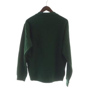 LACOSTE スウェット トレーナー 長袖 ロゴ刺繍 裏毛 M 緑 グリーン GY01 /MQ