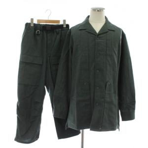 セットアップ 上下 フランネルシャツ FLANNEL SHIRT フランネルカーゴパンツ FLANNEL