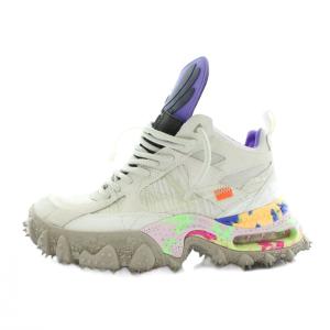 ×Off-White エアテラフォーマ サミットホワイト アンド サイキックパープル