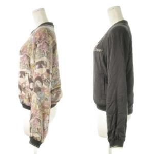 HYSTERIC GLAMOUR COURTNEY LOVE リバーシブルブルゾン ジャンパー F ピンク ベージュ チャコール グレー