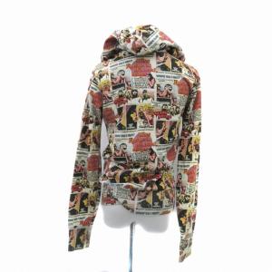 HYSTERIC GLAMOUR ジャケット パーカー ミドル丈 長袖 アメコミ F マルチカラー グレー 0113CF08 /HO32