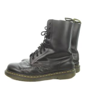 Dr.Martens 10 ホール ブーツ STANDARD FIT ショートブーツ レザー 9 27.5cm 黒 ブラック