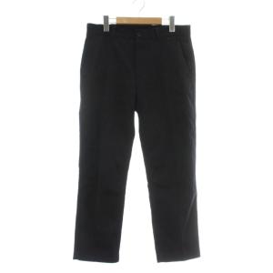 パンツ スラックス ウール ストレート ステッチ S 紺 ネイビー HB-P101 /XZ GY19