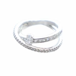 5691231 Hyperbola リング アクセサリー ペンダント ジルコニア 50 9号 シルバー色