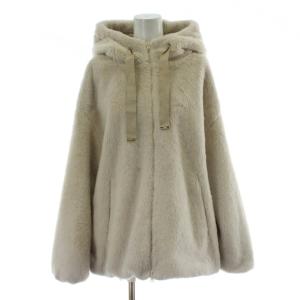 フーテッドブルゾン エコファージャケット 38 ベージュ GI0124D-12354-1985