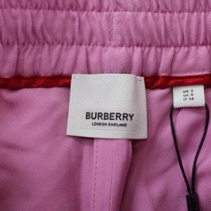 BURBERRY LONDON イングランド ENGLAND ワイドパンツ スウェット イージー サイドライン バイカラー 34 S ピンク