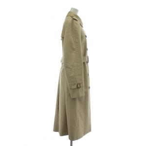 Aquascutum トレンチコート アウター ダブル ロング 裏地クラブチェック ベルト ライナー付き 10 L ベージュ