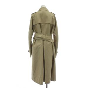 Aquascutum トレンチコート アウター ダブル ロング 裏地クラブチェック ベルト ライナー付き 10 L ベージュ