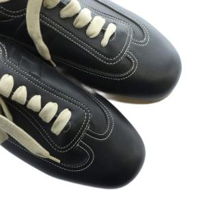 HERMES レザースニーカー 42.5 ブラック