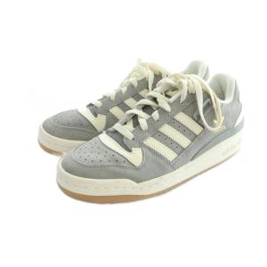 adidas FZ6253 Forum Low Solid Grey Gum スニーカー シューズ 靴 ロゴ スエード