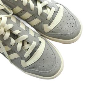 adidas FZ6253 Forum Low Solid Grey Gum スニーカー シューズ 靴 ロゴ スエード