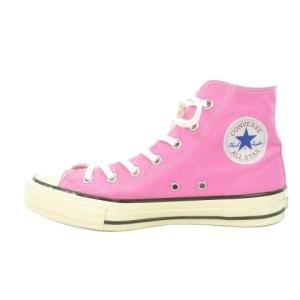 ALL STAR US AGEDCOLORS HI ハイカットスニーカー キャンバス 24.5cm ピンク