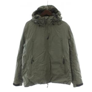 SHIGA DOWN NANGA ダウンジャケット L カーキ