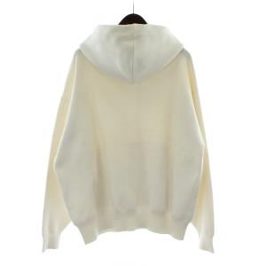 CABaN 18AW コットンカシミヤパーカ ニット プルオーバー トップス L 白 ホワイト 59028402406