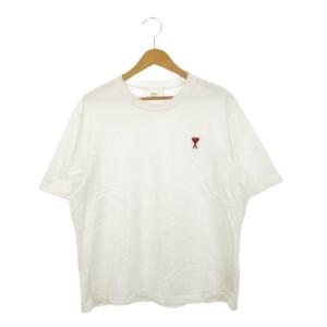 半袖Tシャツ ロゴ刺繍 ハート S 白 ホワイト /AH23 GY03