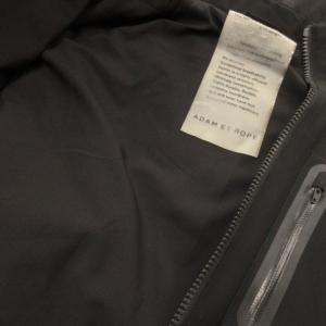 Adam et Rope' DERMIZAX フーデッドジャケット マウンテンパーカー L 黒 ブラック GML-19020-B /AO33