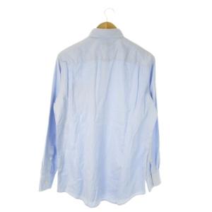 PAUL SMITH ワイシャツ Yシャツ 長袖シャツ L 青 ブルー ヘリンボーン PL-N1001*-32311 /AO22