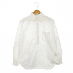 シャツ 15 32 白 ホワイト ハーフボタン ボタンダウン 長袖 /AH1 GY03