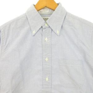 INDIVIDUALIZED SHIRTS オックスフォードシャツ ボタンダウン 長袖 ハーフボタン プルオーバー コットン USA製 15.5-33