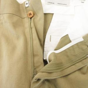 YAECA STANDARD CHINO CLOTH PANTS パンツ チノ テーパード コットン 32 カーキ