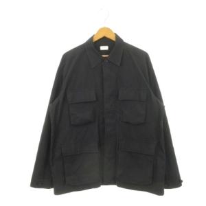 22AW BDU Jacket フィールドジャケット シャツ リップストップ生地 4ポケット M 黒 ブラック