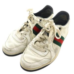 GUCCI スニーカー シェリーライン 6.5 白 ホワイト 283115 GY03