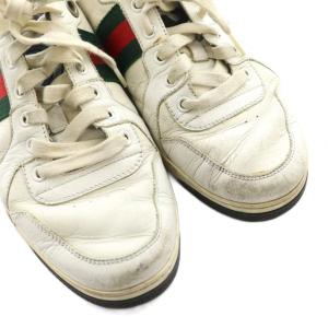 GUCCI スニーカー シェリーライン 6.5 白 ホワイト 283115 GY03