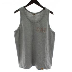 88/12 Logo Tank タンクトップ L グレー ロゴ トップス /PP GY03
