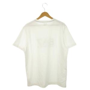 EMPORIO ARMANI EA7 半袖Tシャツ クルーネック プリント ロゴ ストレッチ 大きいサイズ XXL 白 ホワイト /AH12