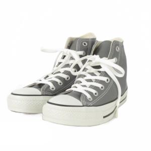 CONVERSE ALL STAR オールスター HI ハイカットスニーカー レースアップ ロゴ 23.5cm グレー 1C988