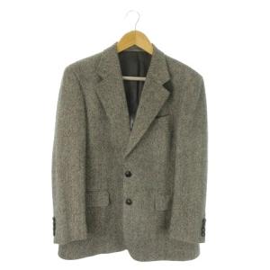 ヴィンテージ テーラードジャケット ツイード AB4 グレー