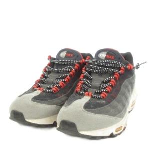 NIKE Air Max 95 スニーカー 26.5cm グレー レッド 609048-066