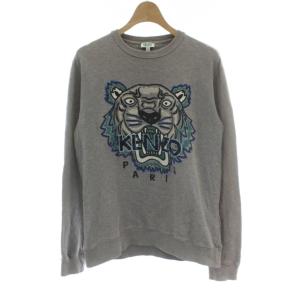 スウェット XS グレー タイガーヘッド 刺繍 トップス 長袖 F865SW0884XG /PP GY01