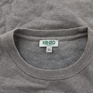 KENZO スウェット XS グレー タイガーヘッド 刺繍 トップス 長袖 F865SW0884XG /PP GY01
