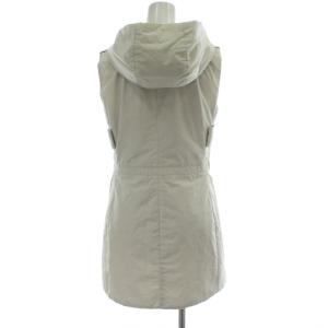S Max Mara ベスト 38 ライトグレー フーディー ダブルジップアップ トップス 91510121 /PP GY01