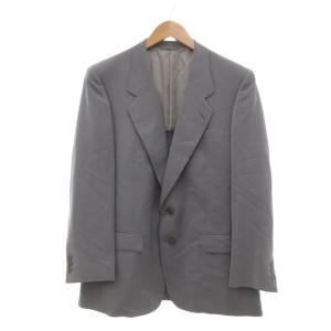 NINA RICCI セットアップ スーツ ジャケット パンツ モヘア混 98 AB6 グレー 無地 ノッチドラペル 長ズボン