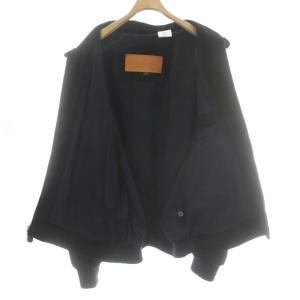 Timberland ワークジャケット ジップアップ 牛革 レザー 長袖 アウター M ネイビー 紺色 1951 /PP GY44