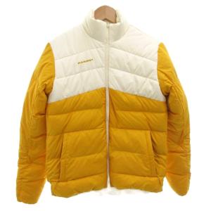 ホワイトホーンインサレーションジャケット ダウンジャケット リバーシブル 黄 イエロー 白 ホワイト 1013-01070